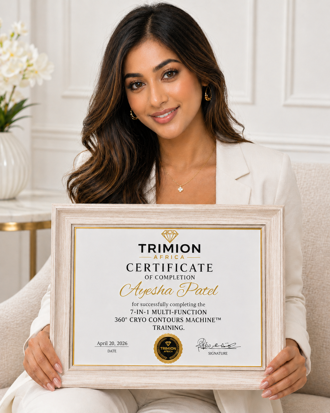 TRIMION AFRICA certificate