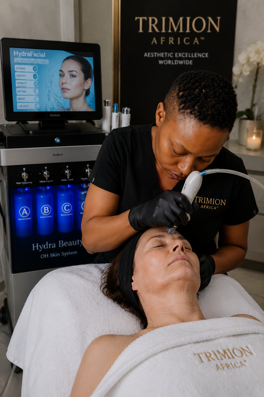TRIMION AFRICA facial treatment training